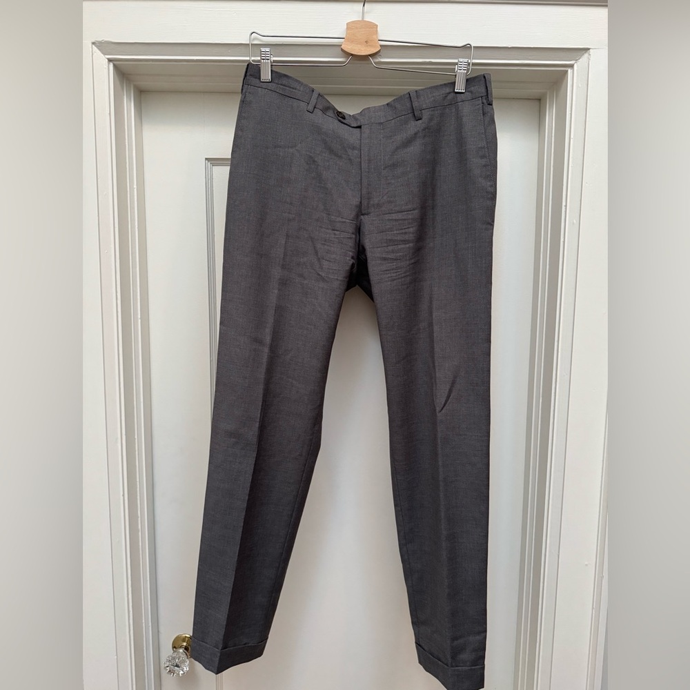 Tombolini | Charcoal Wool Dress Pants